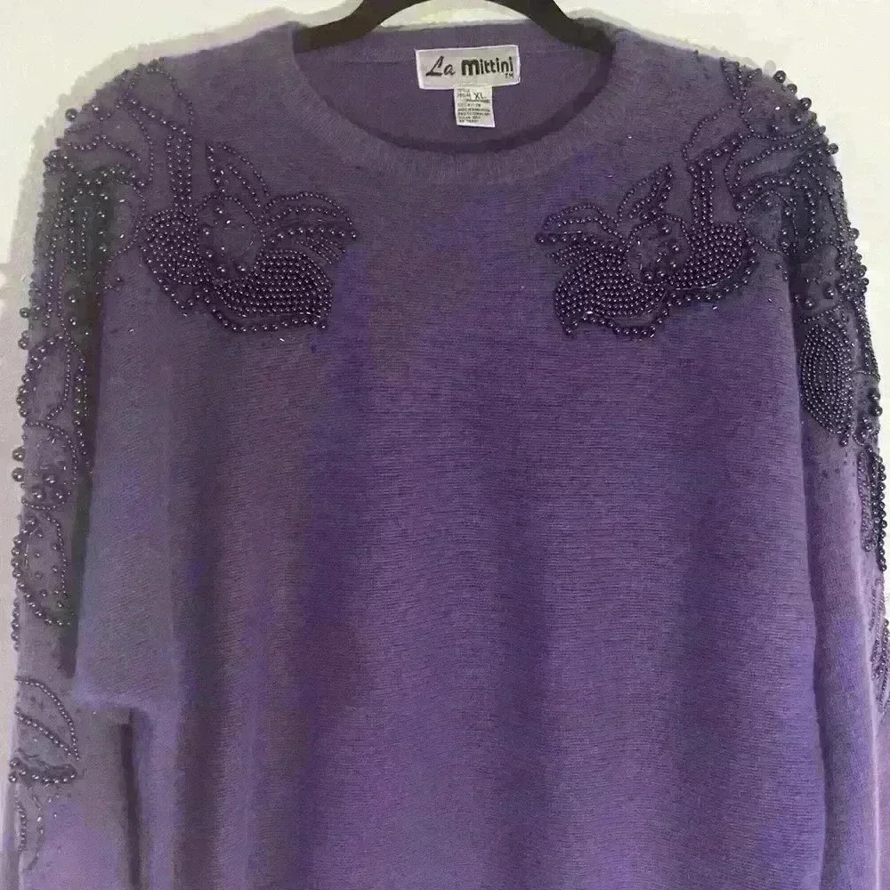 La Mittini Embellished Pullover Sweater! - Picture 2 of 5